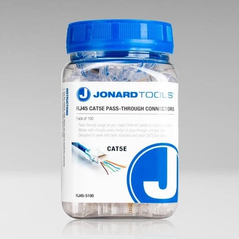 Сквозные коннекторы Jonard Tools RJ45 (CAT5e), 100 шт