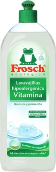 Засіб для миття посуду Frosch Ecologic Hypoallergenic Dishwasher Vitamin 750 мл (4009175113702)