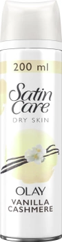 Гель для гоління Satin Care Vanilla Cashmere для сухої шкіри 200 мл (7702018399567)