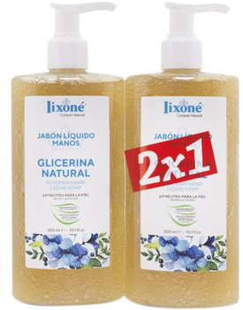 Набір мила Lixone Natural Glycerin Liquid Hand Soap 2 x 300 мл (8411905009876)