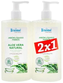 Набір мила Lixone Natural Aloe Vera Liquid Hand Soap 2 x 300 мл (8411905009883)