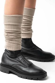Гетри бавовняні однотонні Steven 092 /003 one size беж