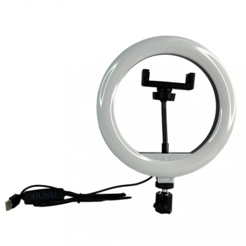 Лампа Кільцева LED Fill Light CH QX-200 20см на USB кабель 5W 3500-6500К