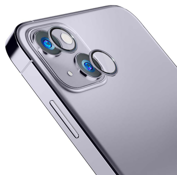 Szkło hartowane 3MK Lens Protection Pro na aparat iPhone 14 z ramką montażową (5903108484107)
