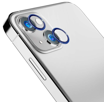 Szkło hartowane 3MK Lens Protection Pro na aparat iPhone 15 Pro Max z ramką montażową (5903108530057)