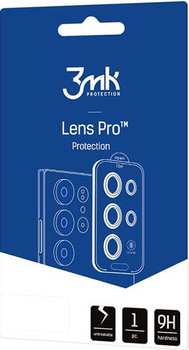 Szkło hartowane 3MK Lens Protection Pro na aparat Samsung Galaxy A24 4G z ramką montażową (5903108519441)