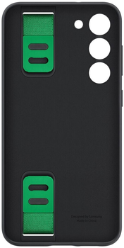 Панель Samsung Silicone Grip Case для Galaxy S23 Plus Чорний (8806094768879)