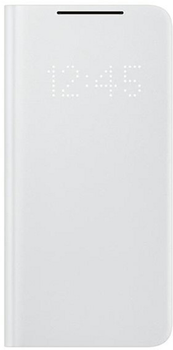 Чохол-книжка Samsung LED View Cover для Galaxy S21 Plus Світло-сірий (8806090843143)