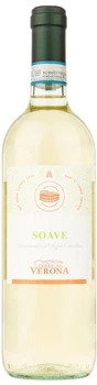 Вино Cantina di Verona Terre di Verona Soave DOC белое сухое 0.75 л (8030625002853)