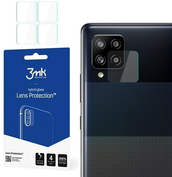 Комплект захисних стекол 3MK Lens Protect для камери Samsung Galaxy A42 4 шт