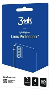 Zestaw szkieł hartowanych 3MK Lens Protect do aparatu Samsung Galaxy S20 4 szt (5903108241694)
