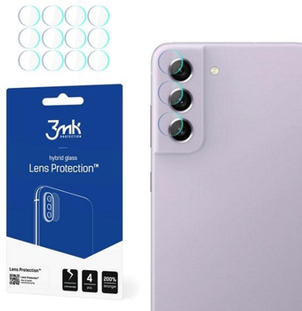 Zestaw szkieł hartowanych 3MK Lens Protect do aparatu Samsung Galaxy S21 FE 5G 4 szt (5903108456517)