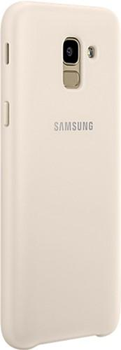 Etui plecki Samsung Dual Layer Cover do Galaxy J6 2018 Gold (8801643309589)