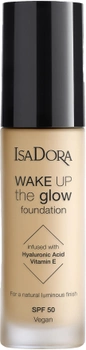 Тональна основа IsaDora Wake Up the Glow Foundation SPF 50 C3 Cool Light 30 мл (7317851143231)