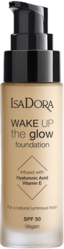 Podkład IsaDora Wake Up the Glow Foundation SPF 50 W3 Warm Light 30 ml (7317851143255)