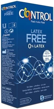Prezerwatywy Condom Control Latex Free Condom 5 szt (8411134103413)