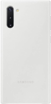 Etui plecki Samsung Leather Cover do Galaxy Note 10 White (8806090027680)