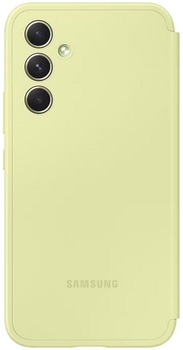 Etui z klapką Samsung Smart View Wallet Case do Galaxy A54 5G Lime (8806094919318)
