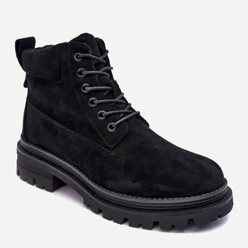 Жіночі зимові черевики високі Alden 40 Чорні (5905677918618)