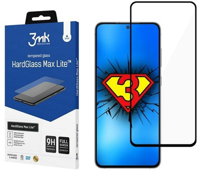 Захисне скло 3MK HardGlass Max Lite для Samsung Galaxy S21 FE (5903108407960)