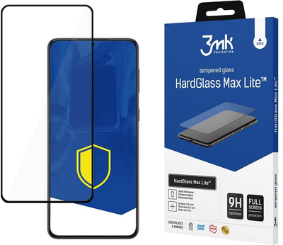 Захисне скло 3MK HardGlass Max Lite для Samsung Galaxy S22 Plus (5903108448000)