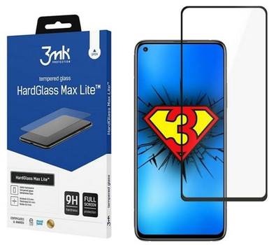 Szkło hartowane 3MK HardGlass Max Lite do Xiaomi Mi 10T / Mi 10T Pro / Mi 10T Lite (5903108321242)