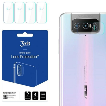 Комплект захисного скла 3MK Lens Protection для камери Asus ZenFone 7 Pro 4 шт (5903108344074)