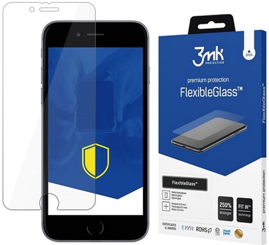 Захисне скло 3MK FlexibleGlass для Apple iPhone 7/8/SE 2020/SE 2022 (5901571181332)