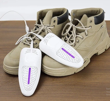 Портативна Електросушарка для Взуття Shoe Dryer з ультрафіолетом / Швидка сушка з можливістю підключення через USB White