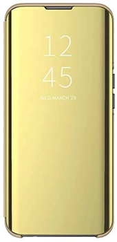 Etui z klapką Anomaly Clear View do Apple iPhone 13 mini Gold (5904422910983)