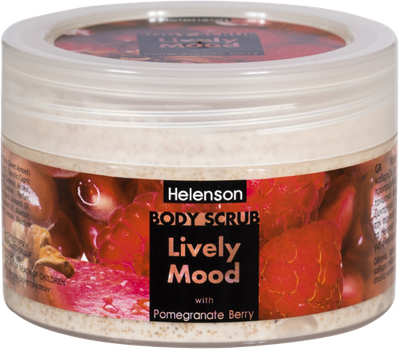 Скраб для тела Ягоды и Гранат HELENSON Scrub with Pomegranate & Berry 250 ml