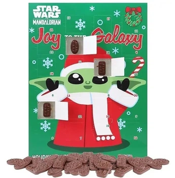 Адвент календар 2023 Star Wars Mandalorian Christmas Advent Calendar with Chocolate 50г