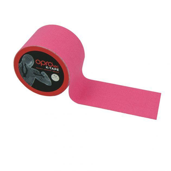 Кінезіологічний тейп OPROtec Kinesiology Tape TEC57543 рожевий 5cм*5м