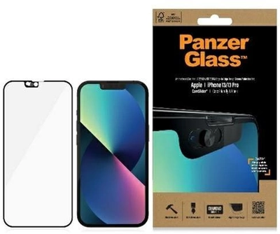 Захисне скло Panzer Glass E2E Microfracture для Apple iPhone 13 /13 Pro антибактеріальне