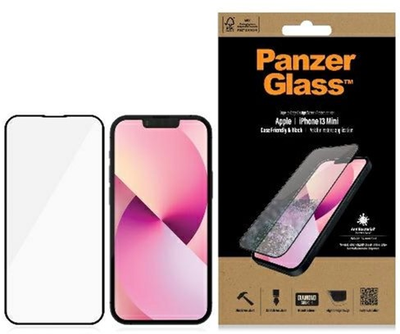 Захисне скло Panzer Glass E2E Microfracture для Apple iPhone 13 mini антибактеріальне