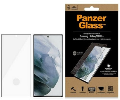 Szkło hartowane Panzer Glass E2E Microfracture do Samsung Galaxy S22 Ultra SM-G908 antybakteryjne (5711724072956)
