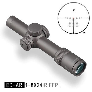 Приціл Discovery Optics ED-AR 1-8X24IR 34 мм