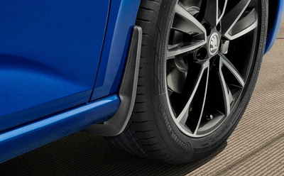 Брызговики Skoda Scala 2019- передние оригинальные № 657075111 VAG