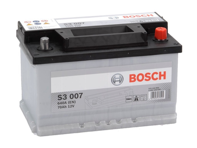 Акумулятор Bosch S3 70Ah, EN 640 правий "+" 278 x 175 x 175 (ДхШхВ)0 092 S30 0701