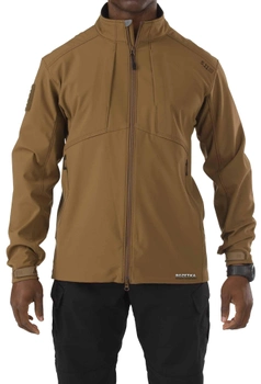 Куртка тактична для штормової погоди 5.11 Tactical Sierra Softshell 78005 L Battle Brown (2000980359264)