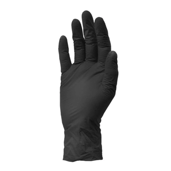 Нітрилові чорні рукавички Medicom SafeTouch Advanced Black, 100 шт