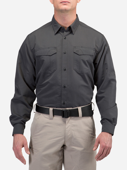 Сорочка тактична 5.11 Tactical Fast-Tac Long Sleeve Shirt 72479-018 L Charcoal (2000980528509)