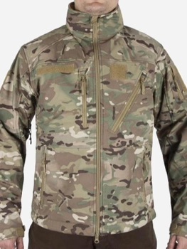 Куртка тактическая демисезонная софтшелл MIL-TEC SOFTSHELL JACKET SCU 10864049 XL MULTITARN (2000980367498)