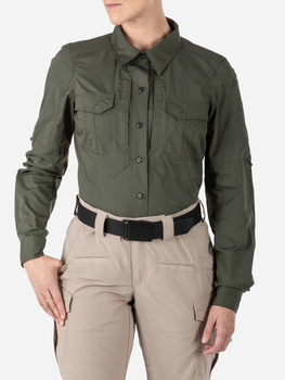 Тактическая рубашка 5.11 Tactical Women’S Stryke Long Sleeve Shirt 62404-190 L Tdu Green (2000980564781)