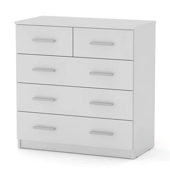 Комод 2+3 Компанит с 5 ящиками Нимфея альба 81х41,4х82,8 см