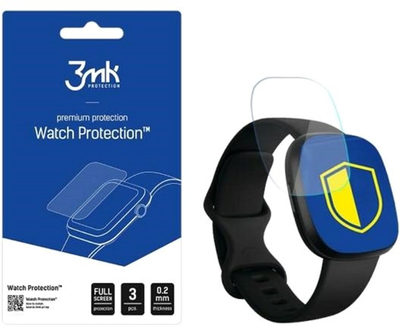 Захисна плівка 3MK ARC Watch для Fitbit Versa 3/4 3 шт (5903108495295)