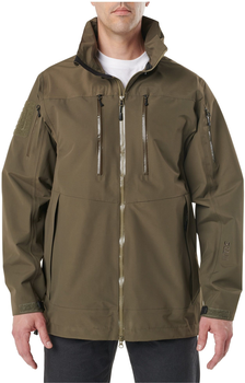 Куртка тактическая влагозащитная 5.11 Tactical Approach Jacket 48331-192 4XL Tundra (2000980456352)