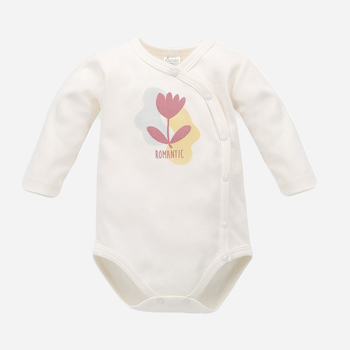 Боді для малюка Pinokio Romantic Buttoned Bodysuit 56 см Ecru (5901033287961)