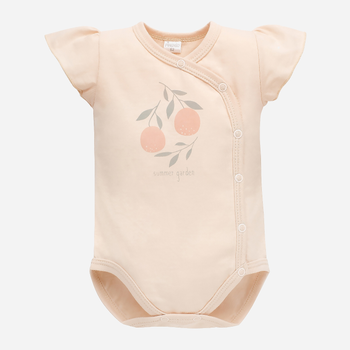 Body dla dzieci Pinokio Summer Garden Bodysuit Buttoned Shortsleeve 62 cm Beige-Print (5901033300738)