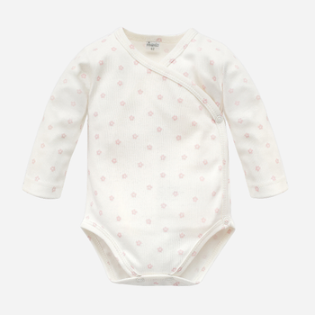 Body dla dzieci Pinokio Lovely Day Rose Wrapped Longsleeve Bodysuit 50 cm Ecru (5901033299599)